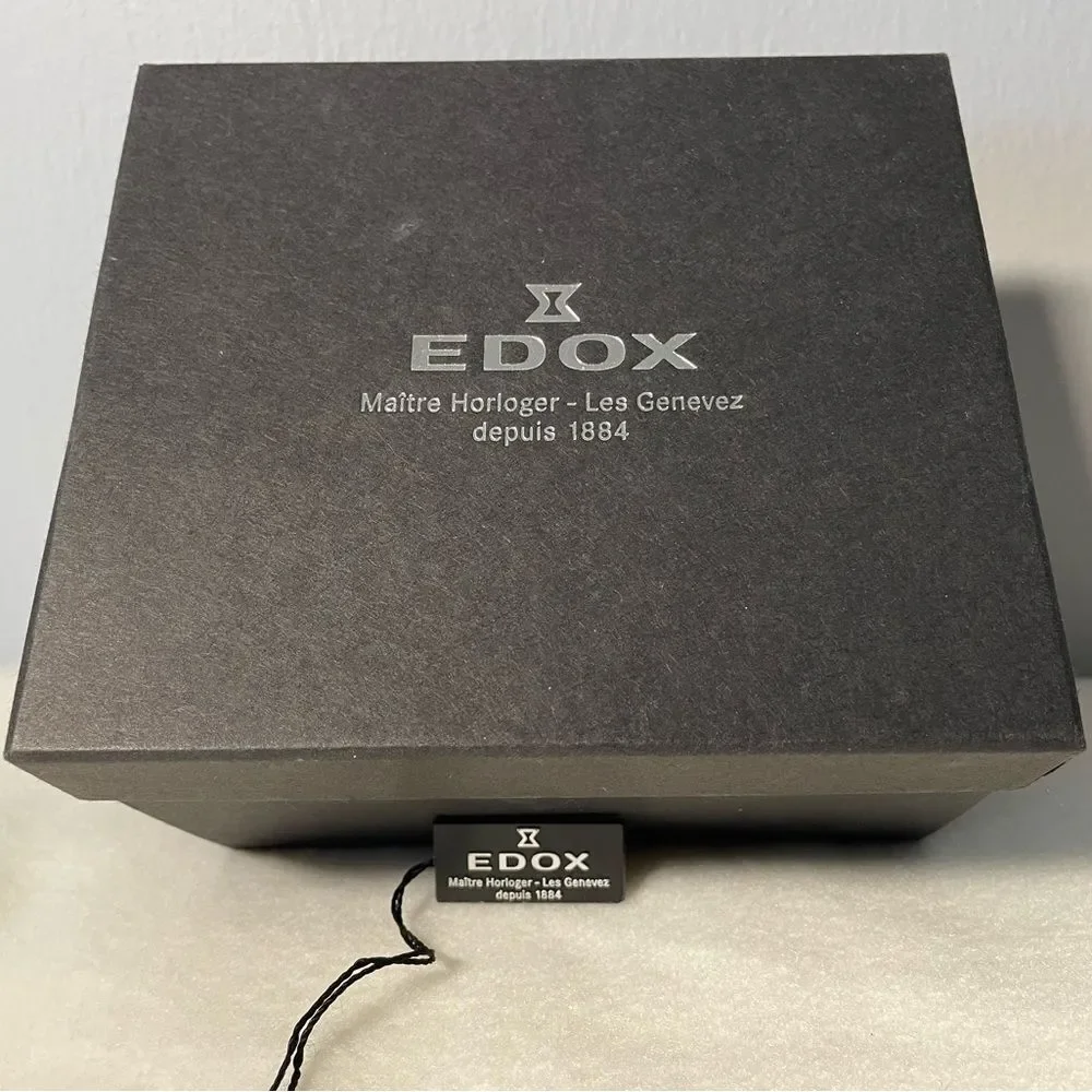 EDOX WRC Rally Watch‎ 64008-37N-NOR Orange Black Stainless Steel Sporty